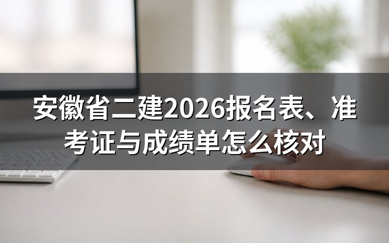 安徽省二建报考条件,先核对报名表学历栏