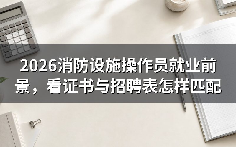 消防设施操作员的就业前景,看招聘表怎样写