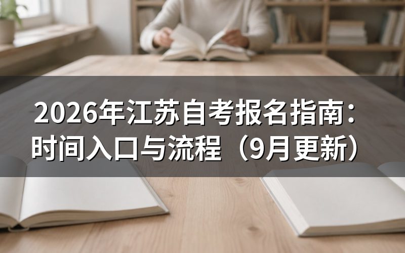 江苏自考报名指南怎么完成选课缴费