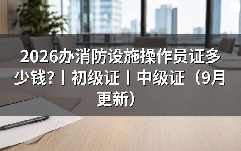 消防设施操作员证要多少钱,钱分几笔落在缴费页上