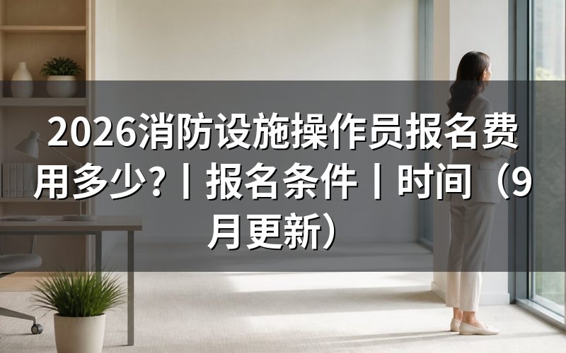 消防设施操作员考试报名费用,写在鉴定站当次公告的缴费那一段