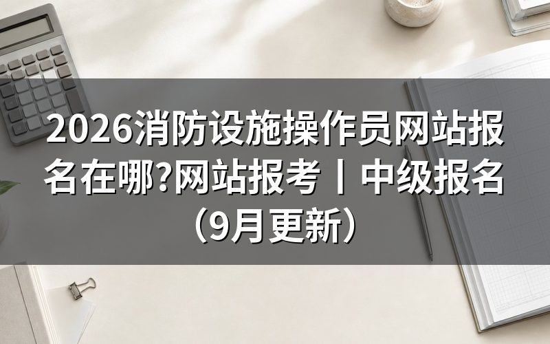 消防设施操作员网站,打开先找通知公告里本省那条鉴定公告