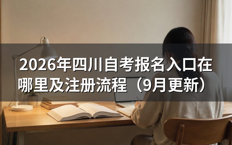 四川自考报名入口在哪里