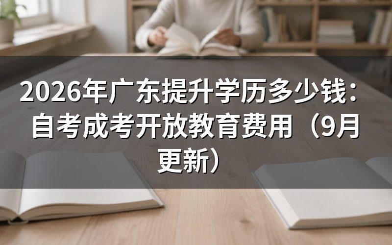 广东提升学历多少钱,自考成考开放教育分别怎么缴