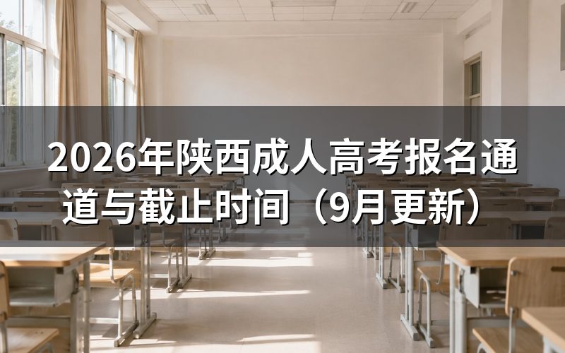 陕西成人高考报名通道怎么注册和上传照片