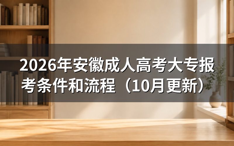 安徽成人高考大专报考条件怎么核对