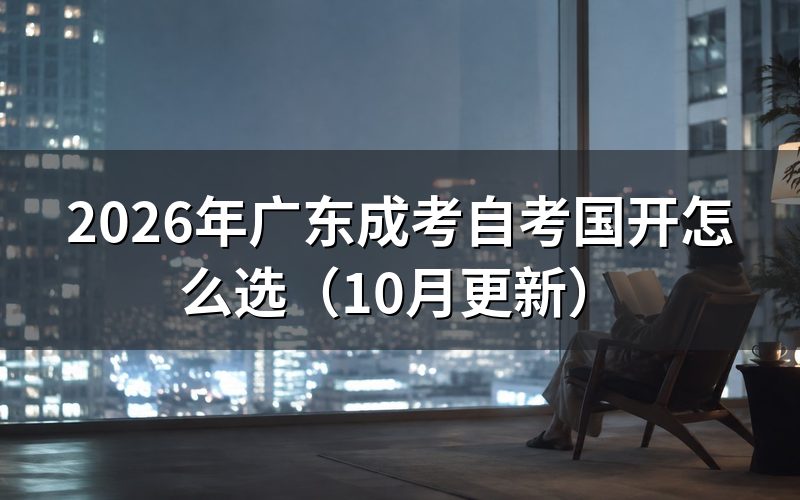 广东成考和自考先办哪一步