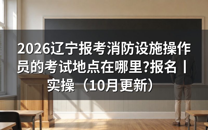 辽宁省消防设施操作员考试报名,看准考证地点栏