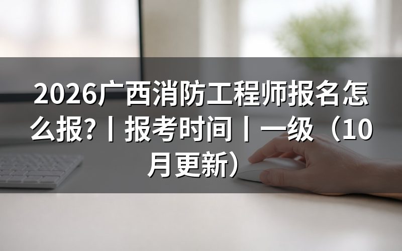 广西消防工程师报考时间，看报名表时间栏