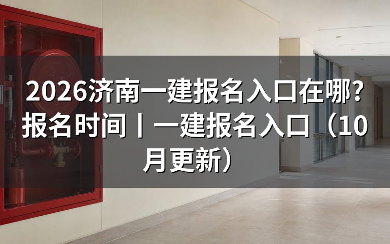 一建报名入口,先认平台名称