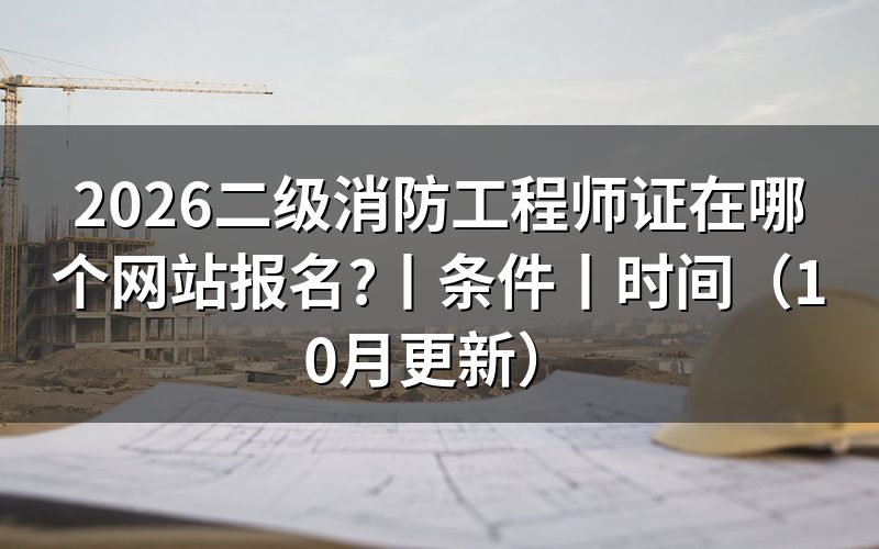 二级消防工程师报名 网站,要核对考试名称