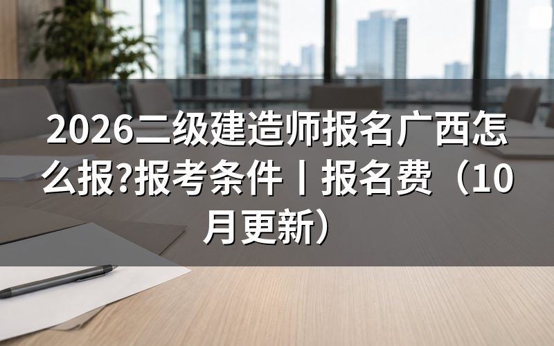 二级建造师报考条件广西,先核对报名表