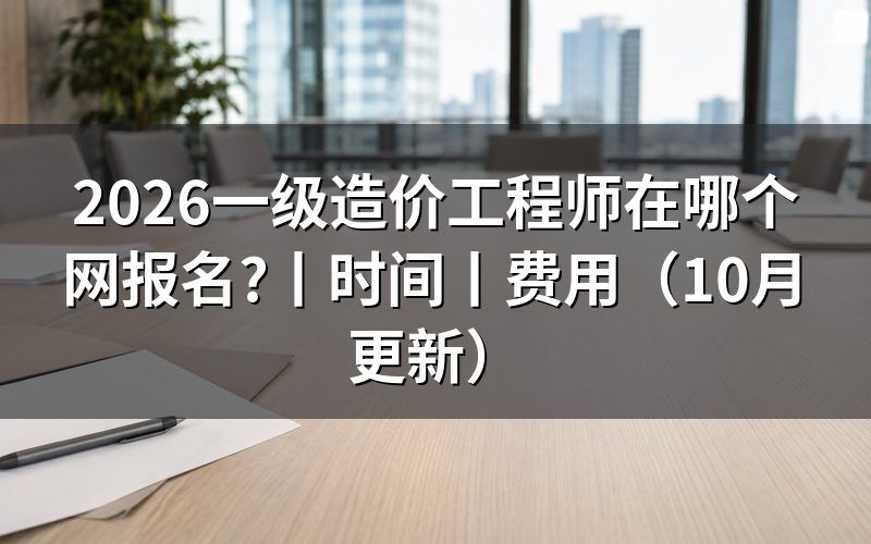 一级造价工程师报名网站，看报名表从哪里提交