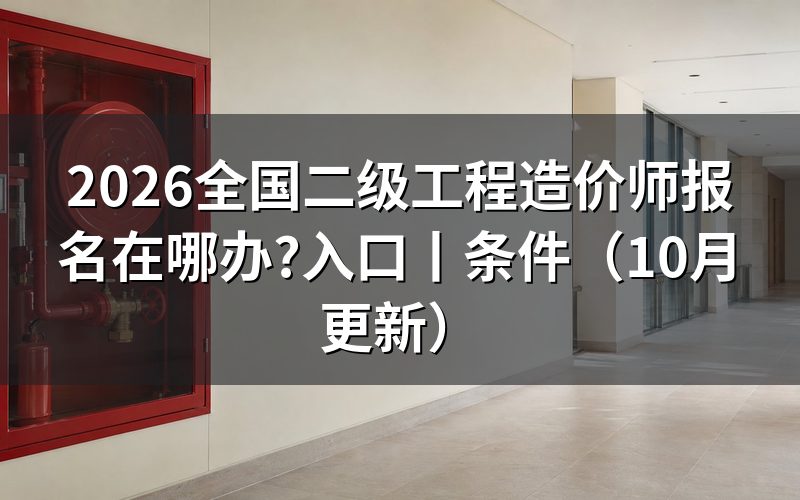 二级工程造价师报名入口,先看报名表名称