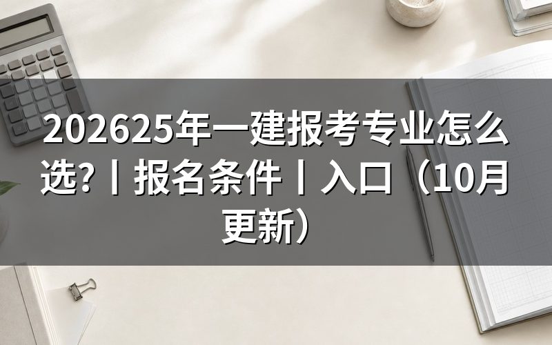 25年一建报名条件，先核对报名表专业栏