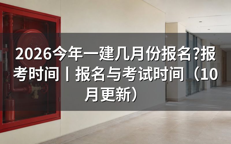 今年一建报名时间,看报名页日期