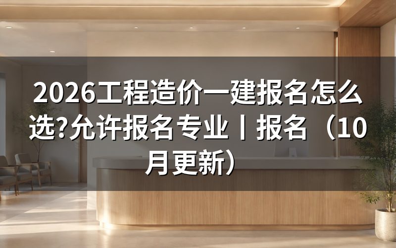 工程造价在一建报名中属于什么专业,核对报名表
