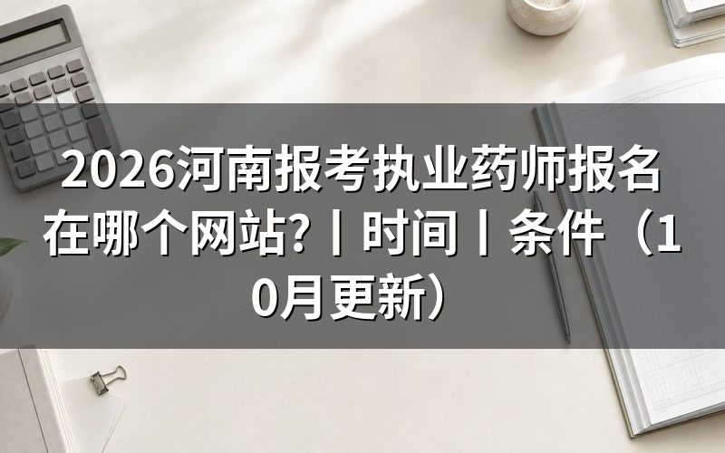河南执业药师报名网站,认准报名服务平台
