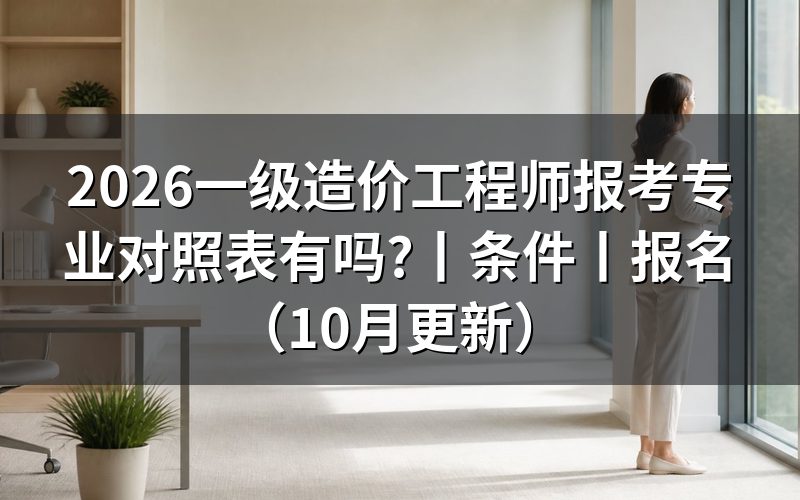 一级造价工程师可报考专业,先核对条件页