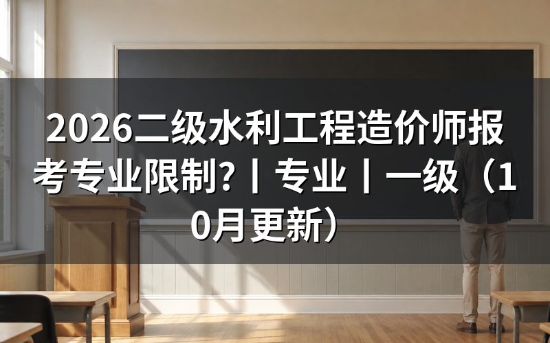 水利工程二级造价师报考条件,先核对公告名称