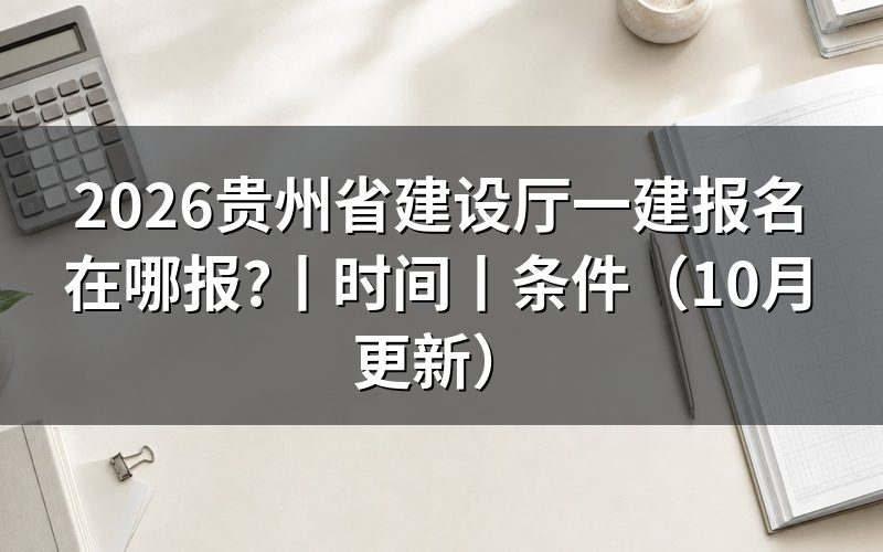 贵州省一建报名时间和考试时间,先核对日期