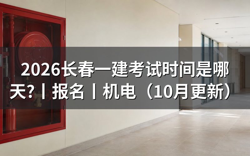 26年一建考试时间,看准考证上的科目场次