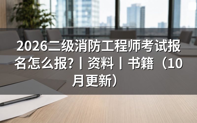 二级消防工程师考试的报名时间,看清报名页的考试名称