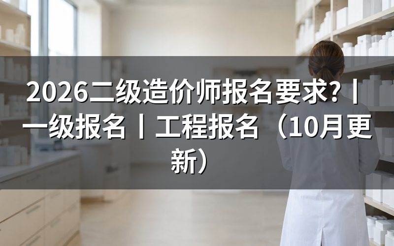 工程二级造价师报名,先确认报名表上的考试级别