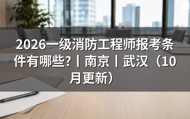 一级消防工程师报考条件有哪些,先核对报名表