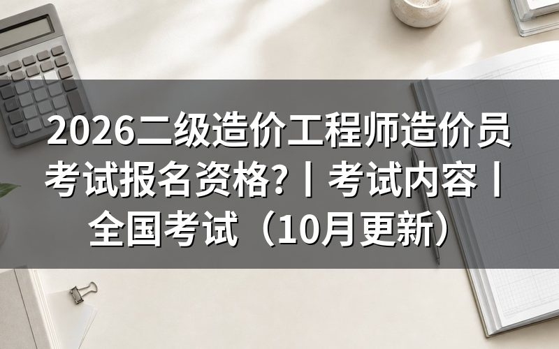 报名二级造价工程师造价员条件,先核对报名表