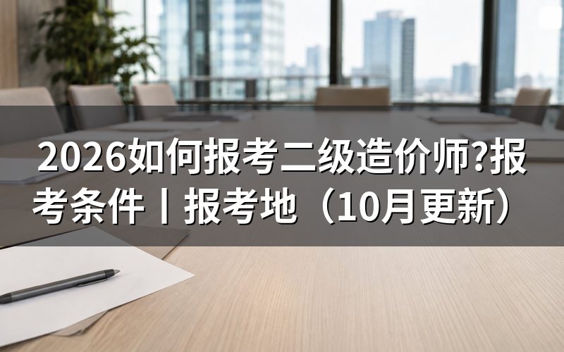 报考二级造价师,先核对报名表上的考试名称