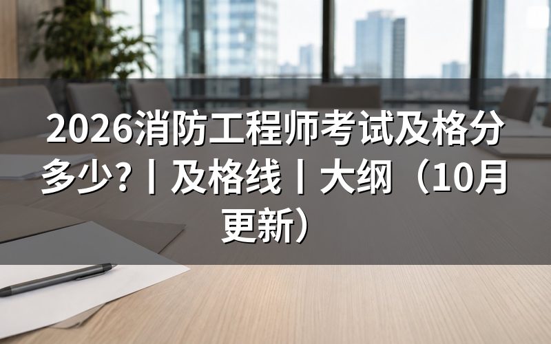 一级消防工程师考试及格分数看成绩单