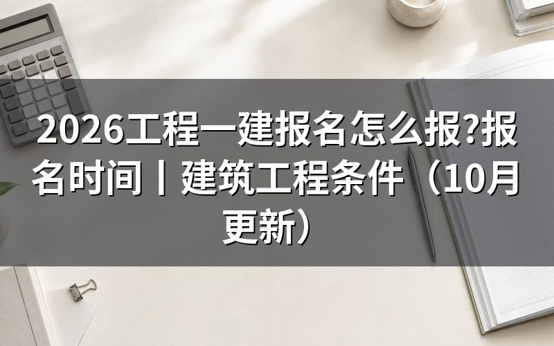 一建报名时间2026,查看报名表和审核状态