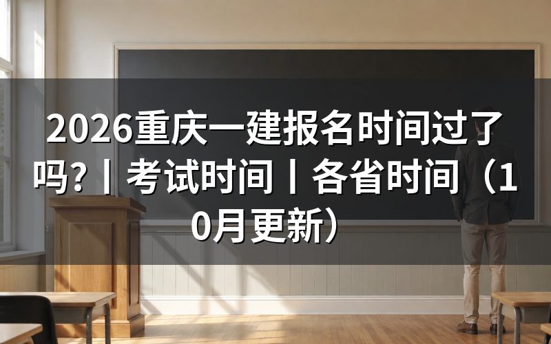 重庆一建报名时间,先看报名页日期