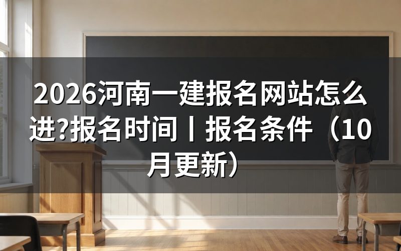 河南省一建报名网站,认准平台名称