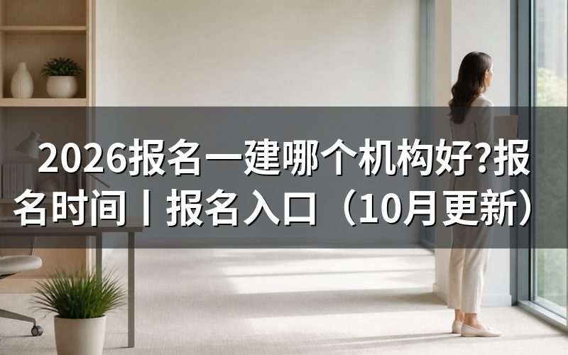 报名一建 入口,先认报名信息页