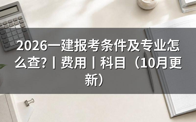 一级建造师报考条件及专业要求,先核报名表