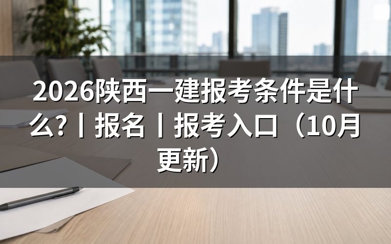 陕西一建报考要求,核对报名表资格栏
