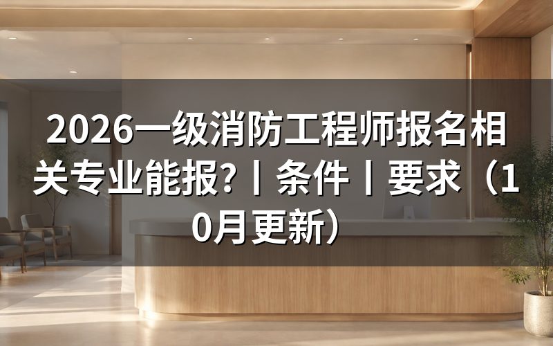 一级消防工程师相关专业,按报考条件栏核对