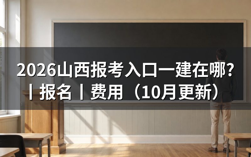 山西一建报考入口，报名表从哪里进