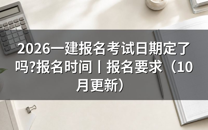 一建报名时间和考试时间，核对报名表与考试安排