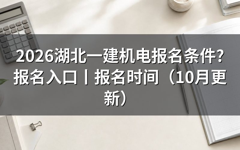 湖北一建报名条件，核对报名表资格栏