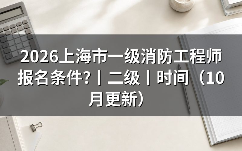 上海报考一级消防工程师条件,看报名表条件栏