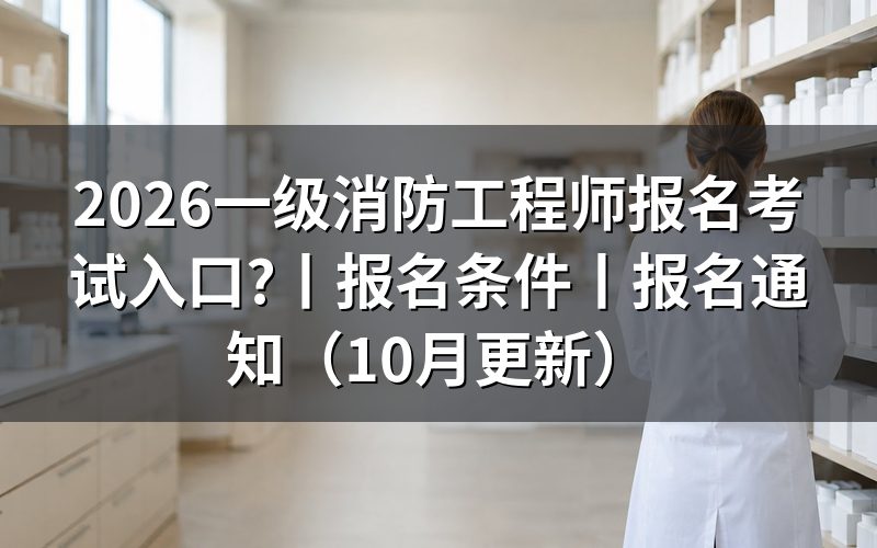 一级消防工程师报名,认准报名服务平台
