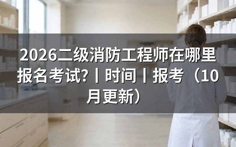 二级消防工程师哪里报考,先核对报名表上的级别