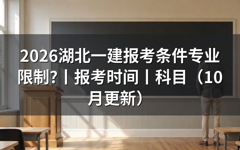 湖北一建报考条件及专业要求，先核对学历栏
