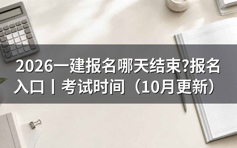 一建报名时间2026:报名表现在还能提交吗