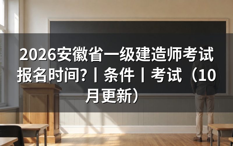 安徽省一级建造师报名时间,核对报名表时间栏