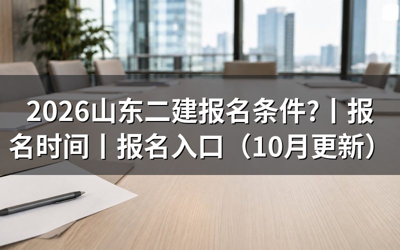 二建报考条件山东省,逐项核对报名表
