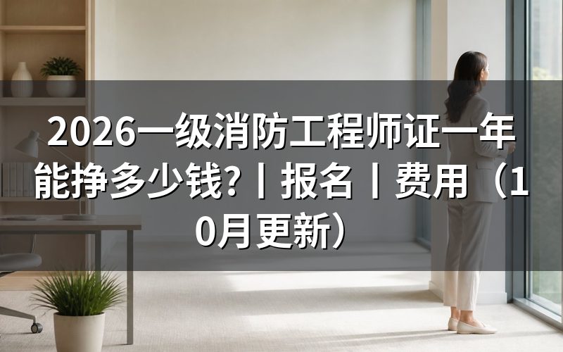 一级消防工程师能赚多少钱,看招聘岗位怎么写